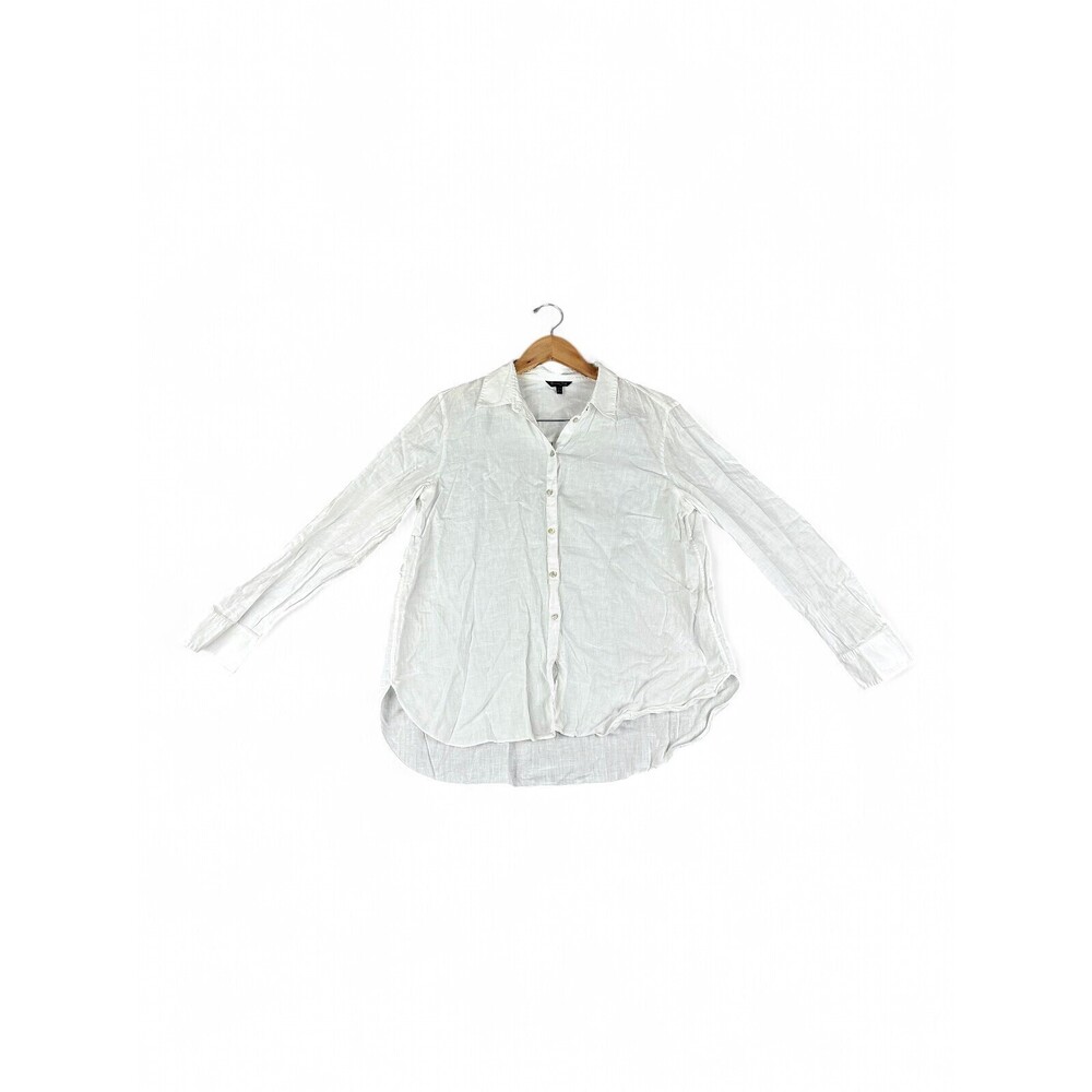 Mossimo Dutti 100% Linen Button-Down Shirt - Size 8